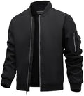 Polu Men's Bomber Jacket Lightweight Windbreaker Spring Fall