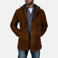S Brown Suede Jacket